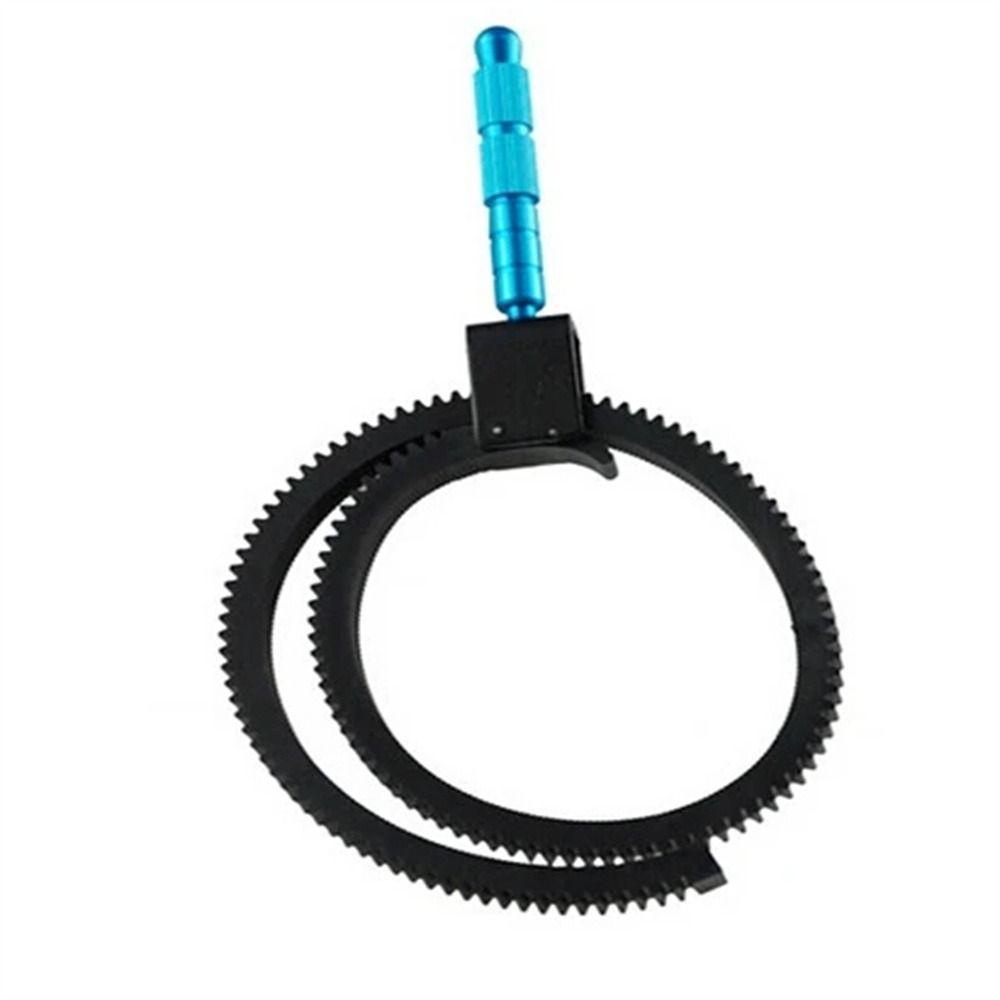 LANFY Vòng Cao Su Màu Đen + Xanh Dương Có Thể Điều Chỉnh Cho Máy Ảnh DSLR SLR