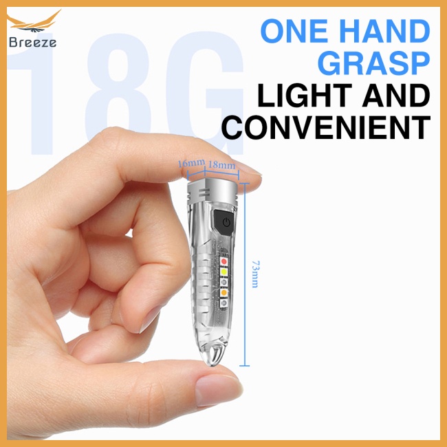 Đèn Pin Mini V1 Siêu Sáng Sạc Nhanh Tiện Dụng Cho Hoạt Động Ngoài Trời