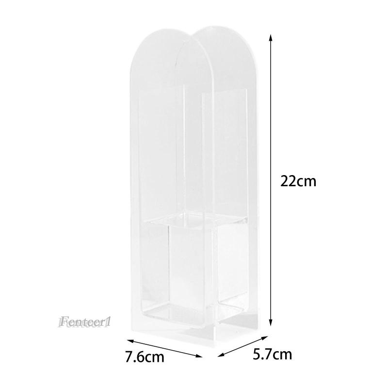 [Fenteer1] Bình Hoa Acrylic Trang Trí Bàn Làm Việc