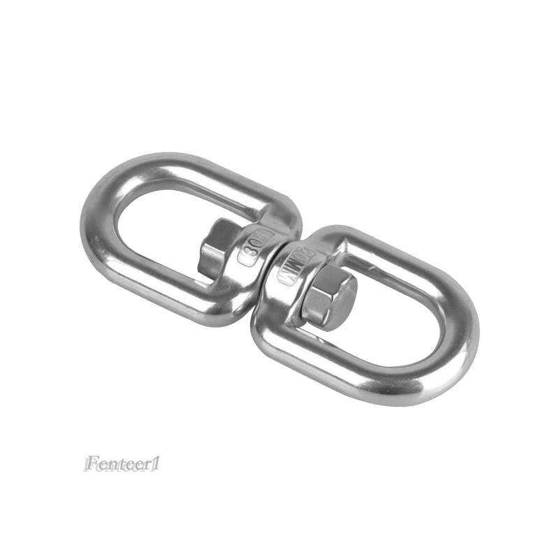 [Fenteer1] Nhẫn Móc Hai Đầu Bằng Thép Không Gỉ Cho Tàu Thuyền