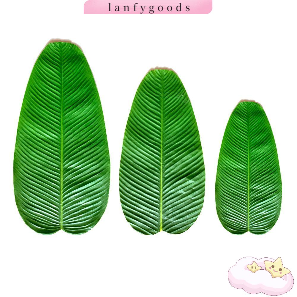 Bộ 3 Tấm Lót Bàn Ăn Hình Lá Chuối Chống Thấm Nước Chịu Nhiệt Siêu Bền Tiện Dụng Cho Nhà Bếp