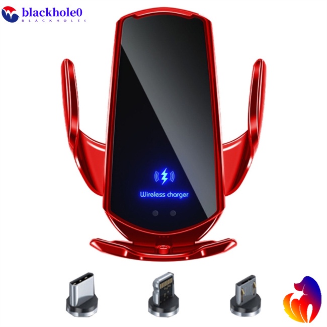 Giá Đỡ Điện Thoại Kiêm Sạc Nhanh Không Dây Có Khung Cố Định Định Vị Trí Tự Động Cho Xe Hơi
