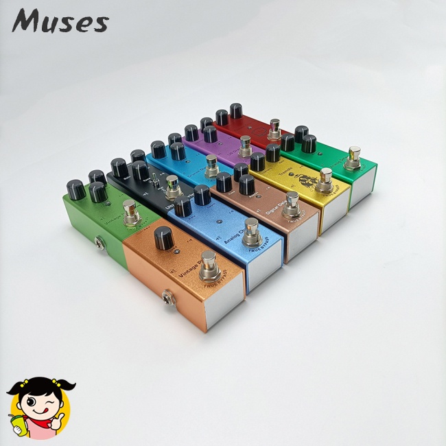 Hàng Có Sẵn Bàn Đạp Guitar Điện Overdrive / distortion / distortion / tremolo / classic Chorus / digital Delay