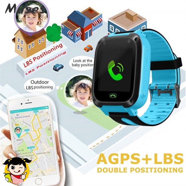 Đồng Hồ Thông Minh S4 Chống Nước Có Camera Và Đèn Cho Trẻ Em Hỗ Trợ Gọi Điện Thoại Ios