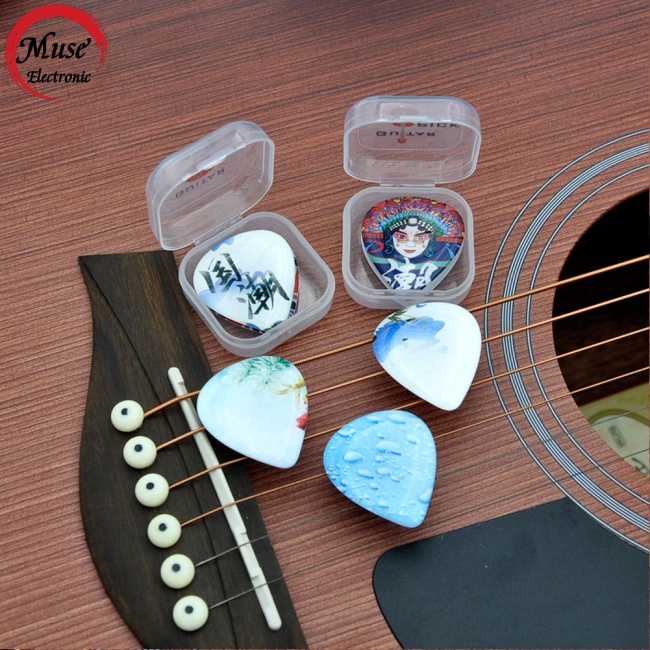 Bộ 3 Miếng Gảy Đàn Guitar Điện / Guitar Cổ Điển Màu Ngẫu Nhiên