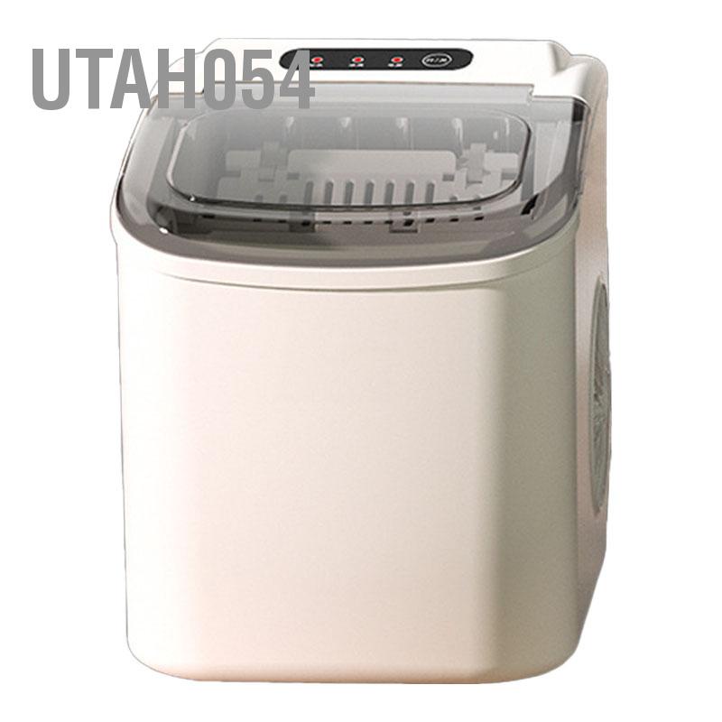 Utah054 Máy Làm Đá Mini Khối Lập Phương Tròn Tự Động Kem Có Tay Cầm Cho Gia Đình Bếp CN Cắm 220V
