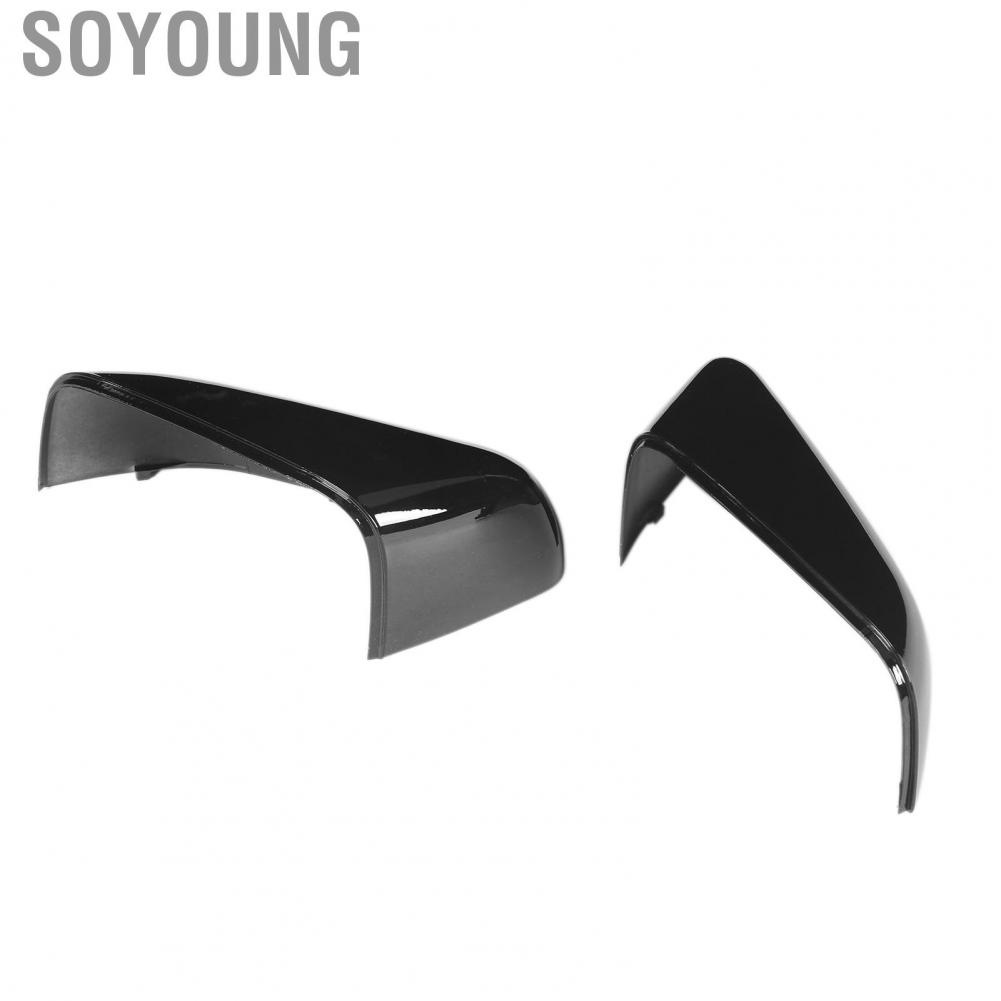 Soyoung Door Mirror Cover  2PCS Glossy Black Reliability Side Cap for Replacement LAND ROVER Range Rover Sport Disco