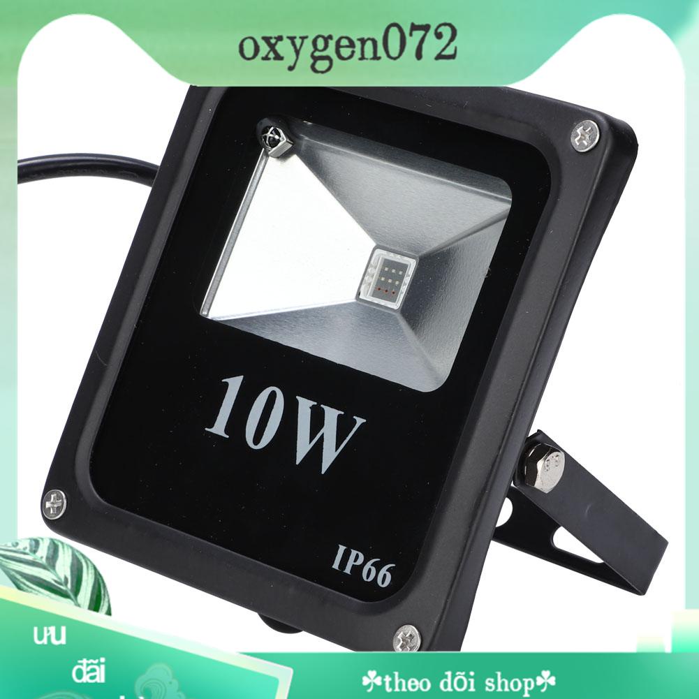 Oxygen072 Đèn lũ LED 10W RGB chiếu sáng chống nước cho sân vườn ngoài trời Sân cảnh quan bãi cỏ AC85-265V