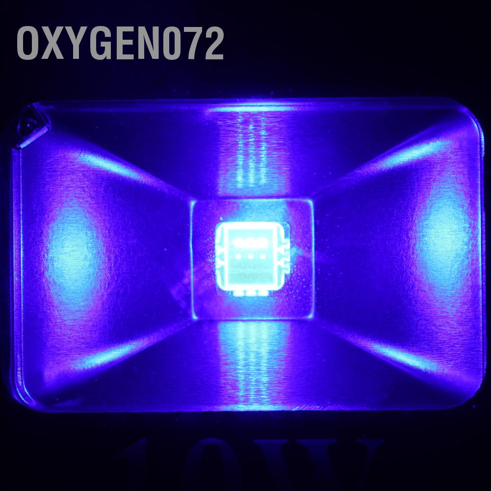 Oxygen072 Đèn LED lũ 10W RGB chiếu sáng chống nước cho sân vườn ngoài trời Sân cỏ AC85-265V