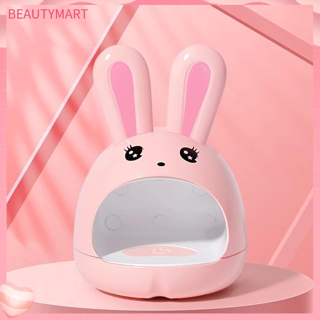 Bộ Đèn LED UV 24W Hong Khô Móng Tay DIY Hình Thỏ Dễ Thương