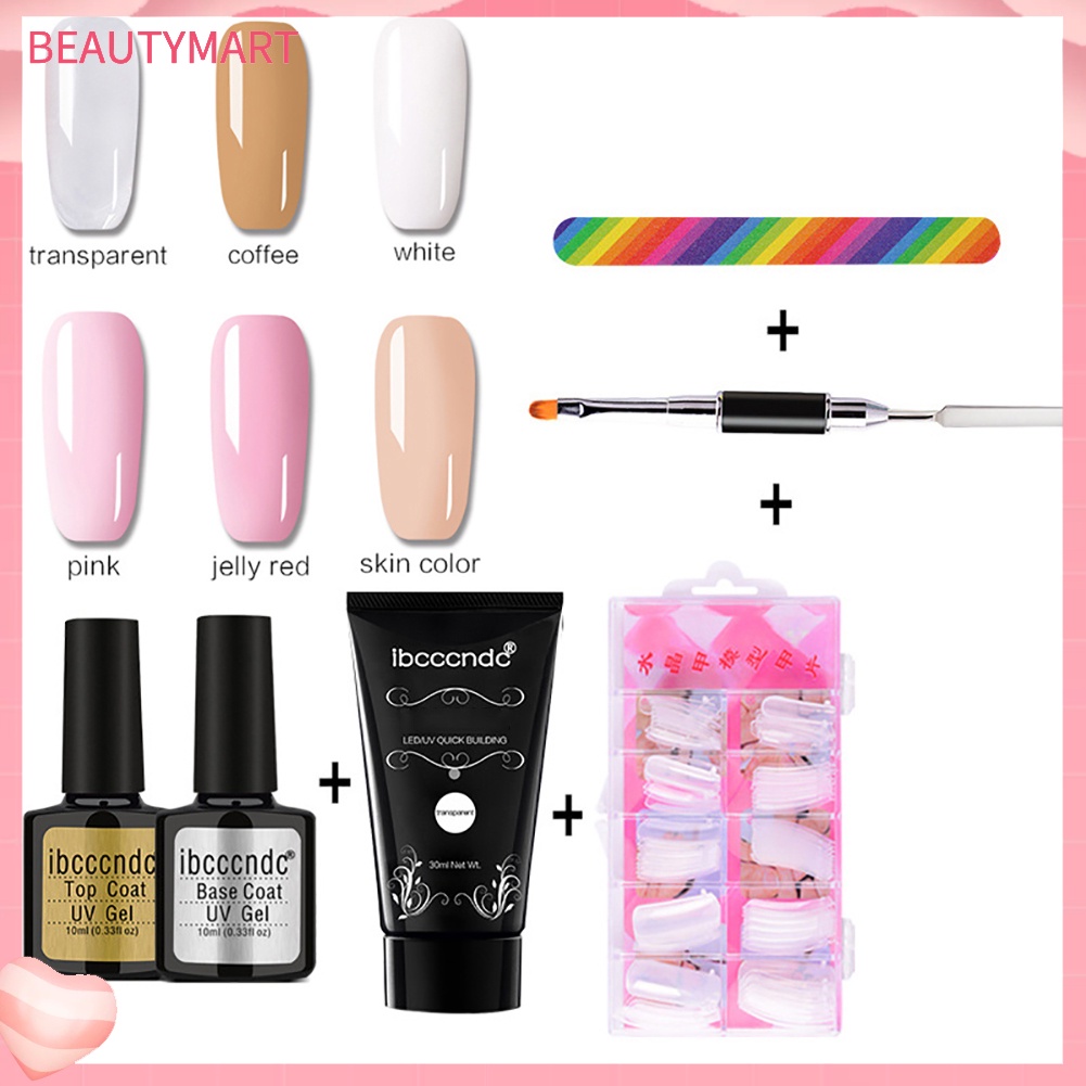 Sơn Móng Tay Gel UV Hai Đầu Màu Cầu Vồng Thời Trang