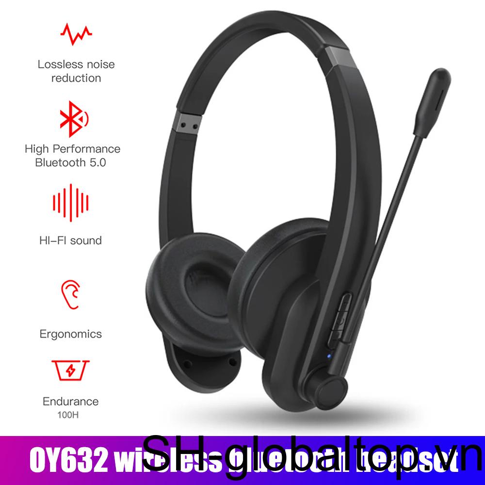 Tai Nghe Bluetooth Không Dây Chống Tiếng Ồn Có Thể Điều Chỉnh Âm Lượng Tiện Dụng