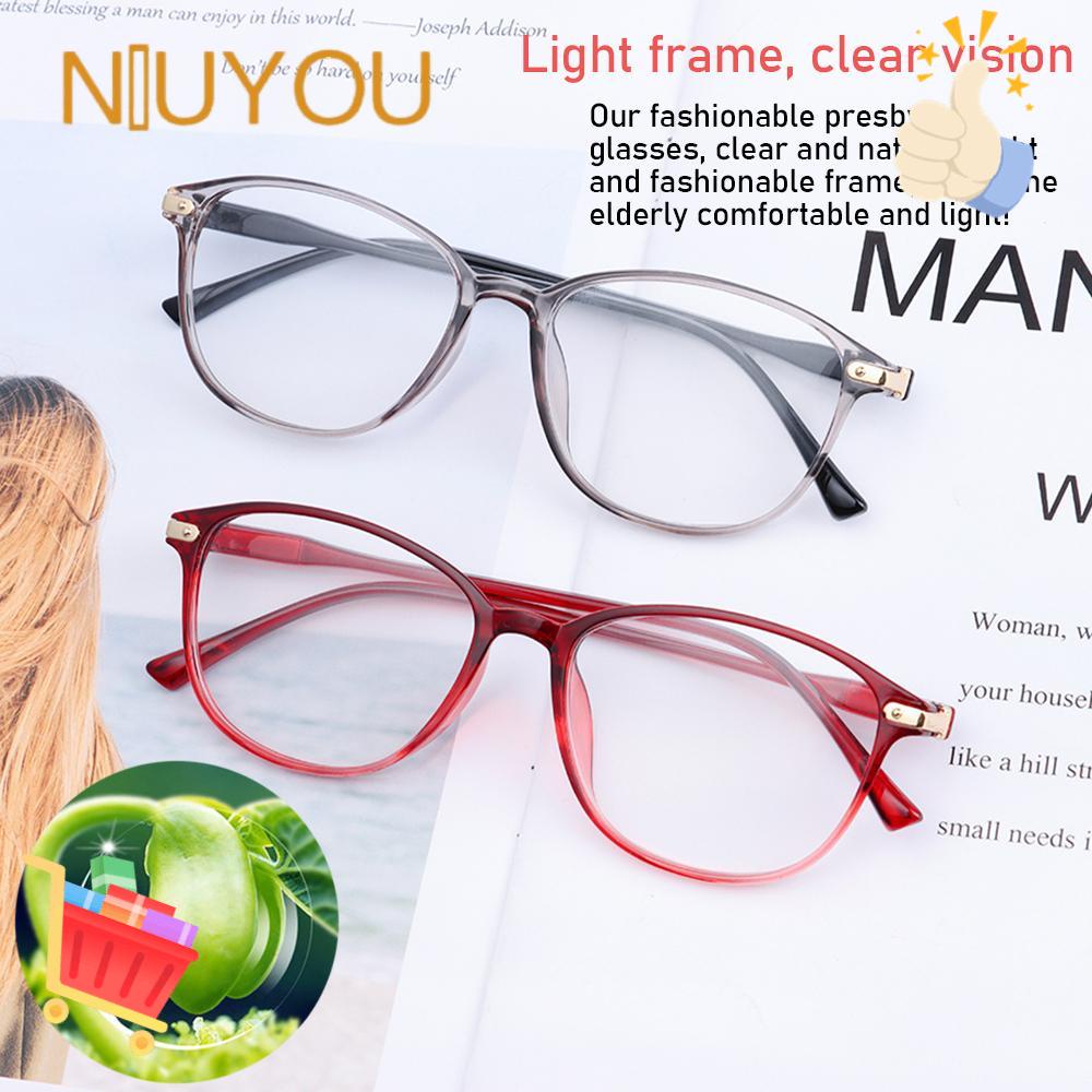 NIUYOU Kính Đọc Sách Siêu Nhẹ + 1.00 ~ + 4.00