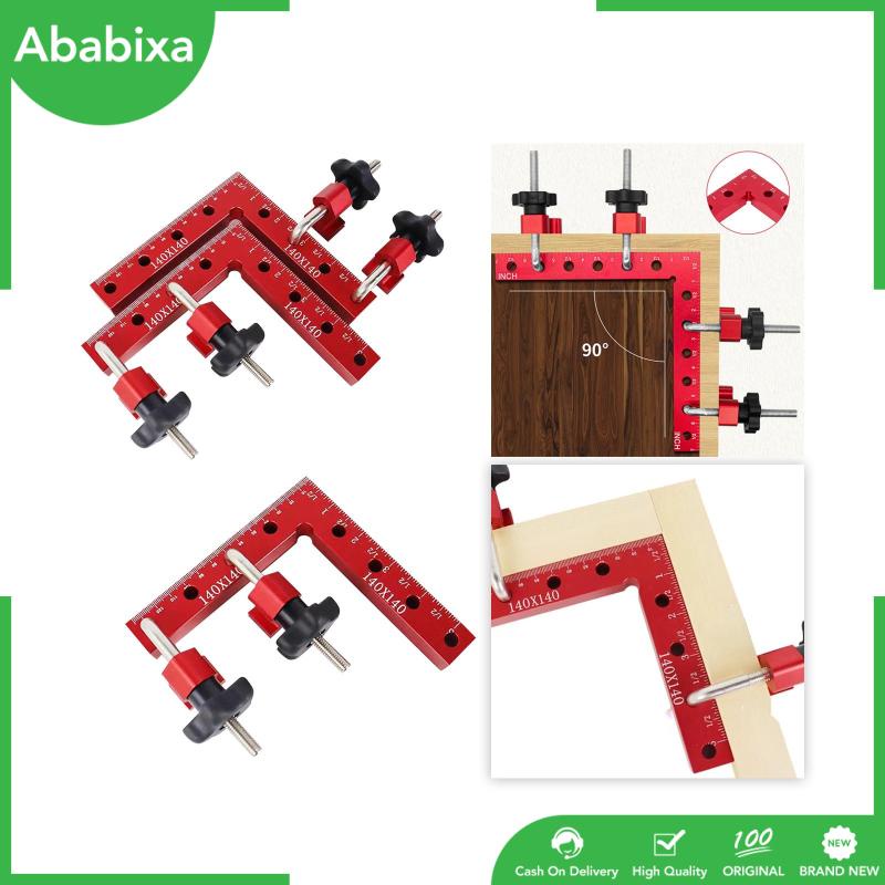 [Ababixa] Kẹp Góc Vuông 90 Độ Bằng Hợp Kim Nhôm Dùng Cho Ngăn Kéo DIY Carpenter