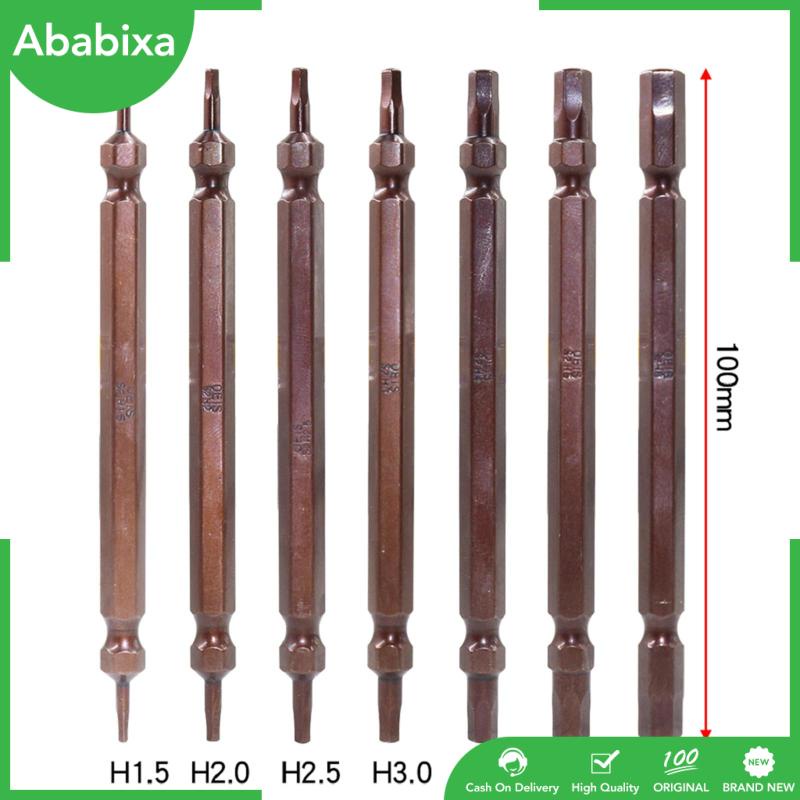 Bộ 7 Mũi Khoan Lục Giác Hai Đầu 1 / 4 inch Đầu Lục Giác 6 Góc Chuyên Dụng Cho Máy Khoan Điện