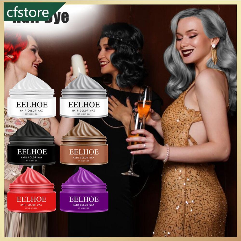 Sáp Nhuộm Tóc Tạm Thời Tạo Kiểu Tóc Tự Nhiên Nhiều Màu Sắc B6G5