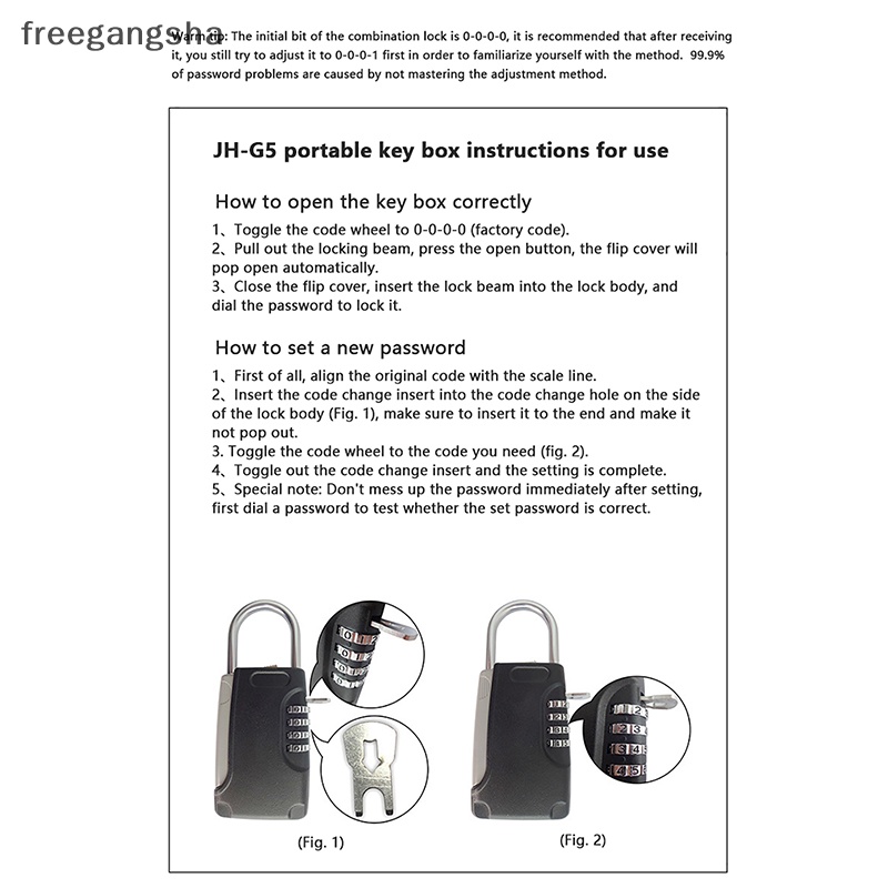 Ổ Khóa Mật Khẩu 4 Chữ Số Mini Bằng Kim Loại Chất Lượng Cao Cho Villa Caravan FDH