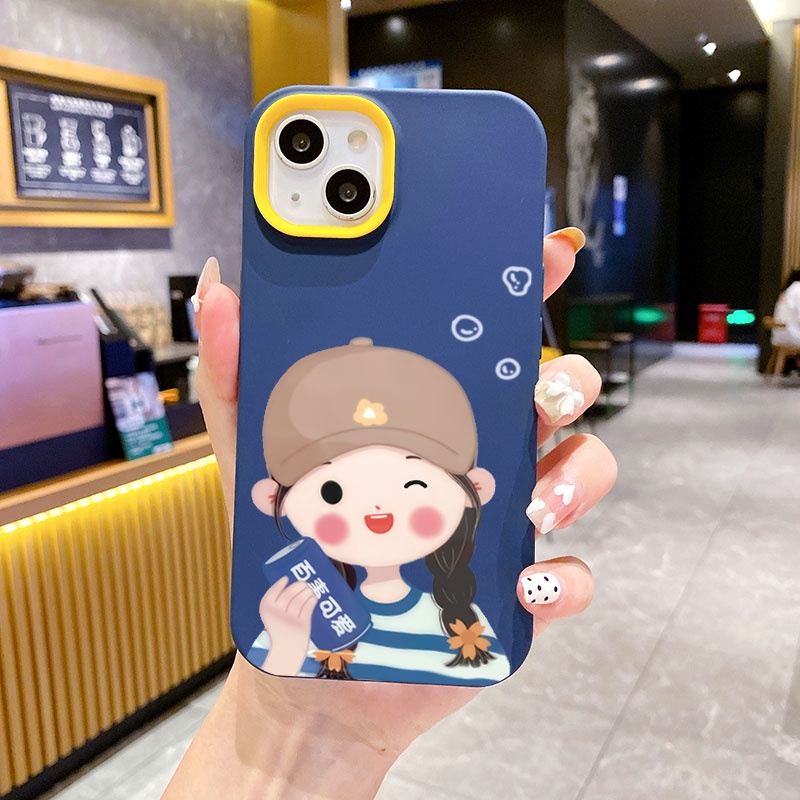Iphone Ốp Điện Thoại tpu silicon Mềm Chống Sốc Chống Bụi 3 Trong 1 Cho Iphone15 14 13 12 11 pro promax 6 6s 7 8 plus x xr xsmax se