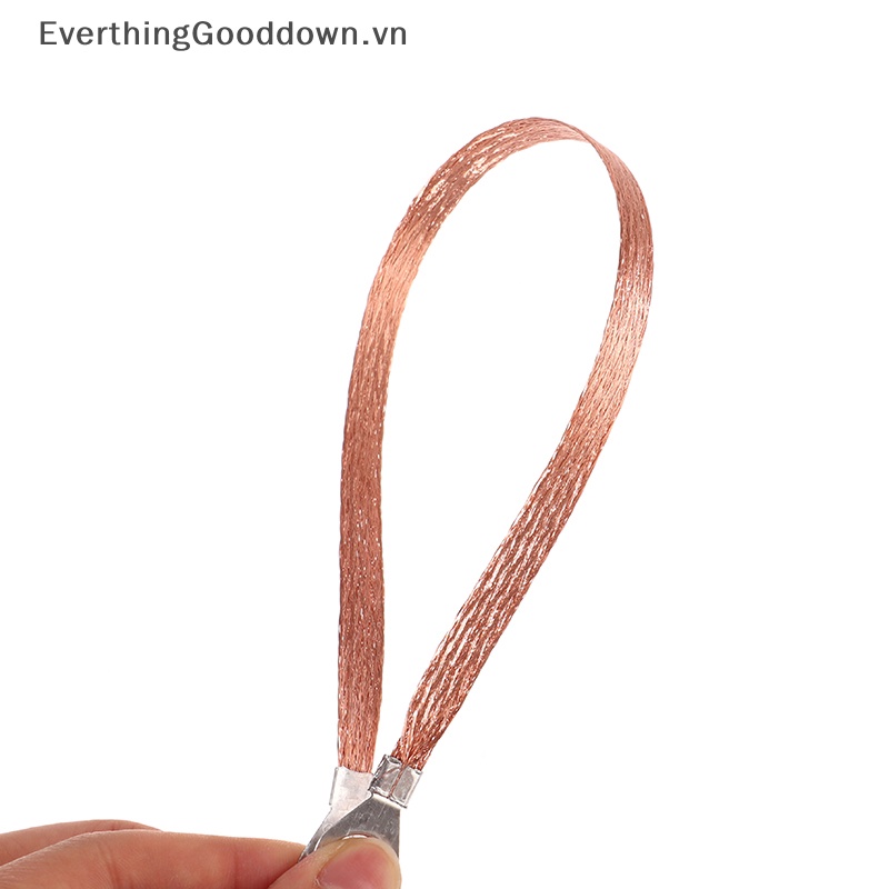Everthingooddown 10 Dây Cáp Nối Đất Hình Vuông 4 / 6 Lỗ Kết Nối Điện Bằng Đồng Kích Thước 8mm vn
