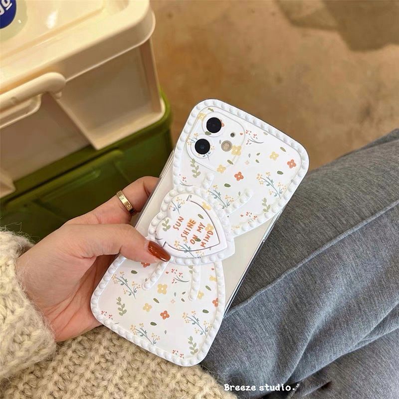 Ốp Điện Thoại Silicon Mềm Chống Rơi Họa Tiết Hoa Cho Iphone 13 Pro Max 11 Pro Max 12 Pro Max XS XR XS Max 7 Plus 8Plus