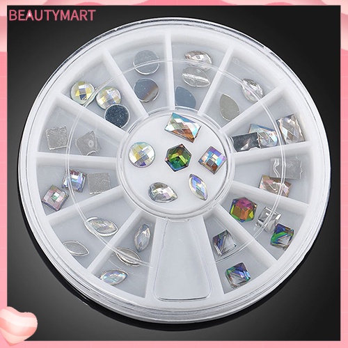 Set 36 HạT ĐíNh Trang Trí MóNg 3D NhiềU MàU SắC