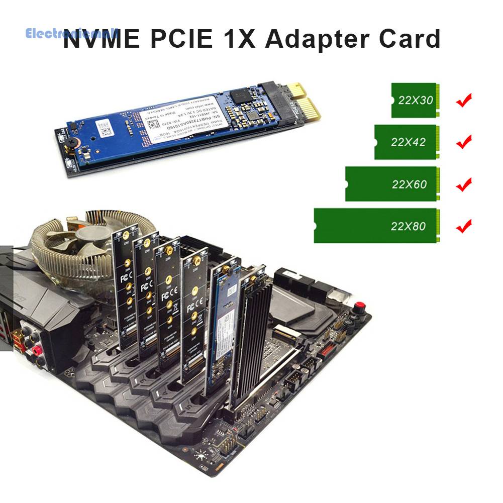 Thẻ Chuyển Đổi Mở Rộng Ổ Đĩa SSD M.2 NVME M2 M M 01.vn Chuyên Dụng