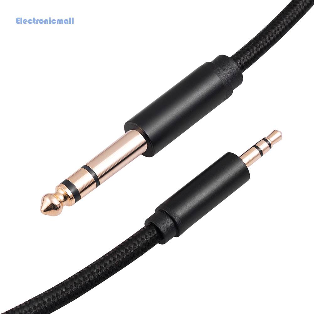 Cáp Chuyển Đổi Âm Thanh Từ Giắc Cắm 3.5mm Sang 6.35mm Mall01.vn Chuyên Dụng Cho Đàn Guitar Laptop