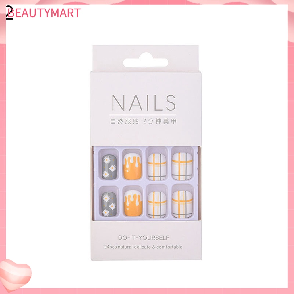 1 Bộ Móng Tay Giả Bằng Nhựa Resin Dễ Sử Dụng Cho Nữ