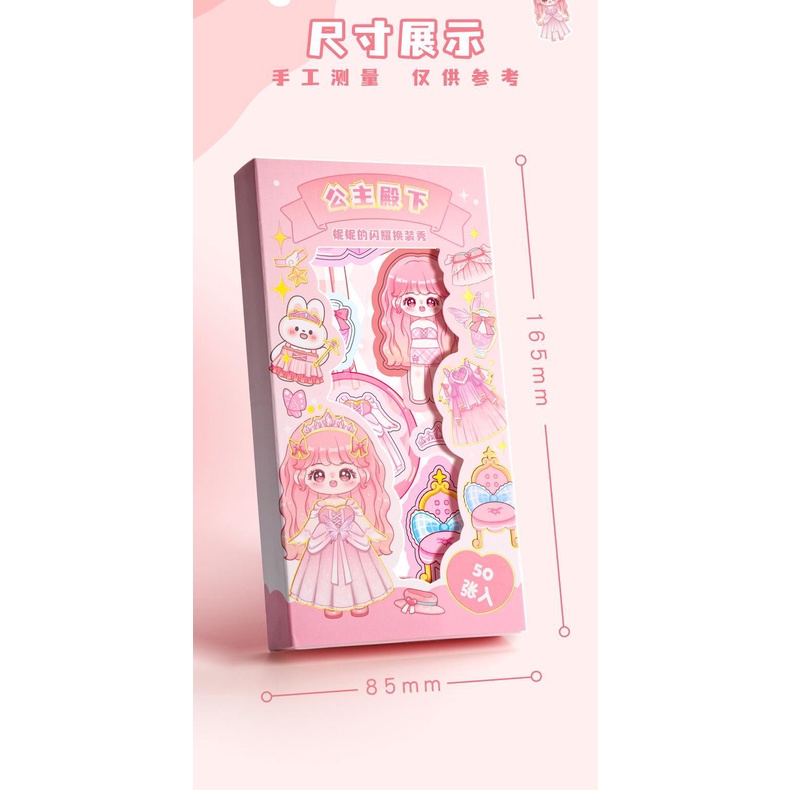Sách Dán Hình Công Chúa Xinh Xắn Cho Bé Gái