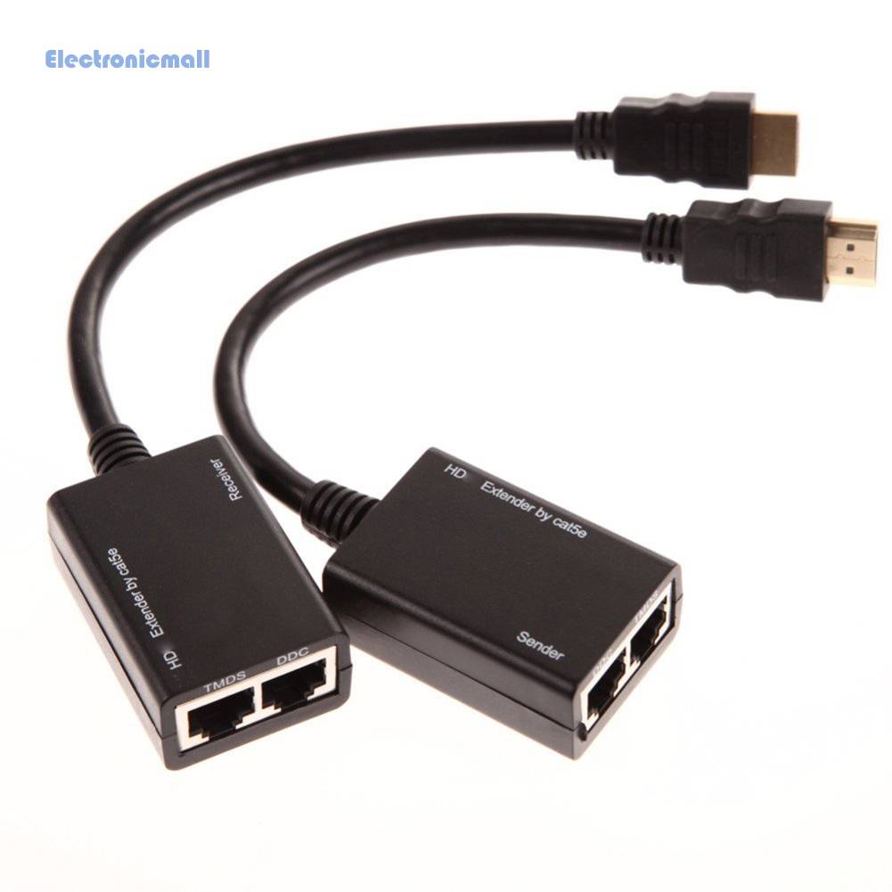 Bộ Thiết Bị Khuếch Đại Tín Hiệu HDMI RJ45 CAT5e CAT6 UTP LAN Ethernet Balun RJ45