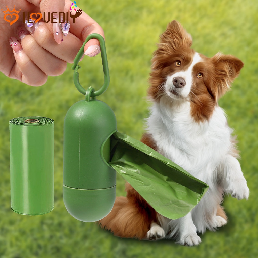 Dụng Cụ Dọn Dẹp Chất Thải Cho Thú Cưng / Túi Đựng Rác Chống Rò Rỉ Có Thể Phân Hủy Sinh Học / Phân Hủy Sinh Học