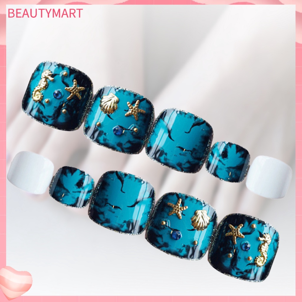 Bộ 24 Móng Tay Giả Bằng Nhựa ABS Không Phai Dễ Sử Dụng Cho Nữ