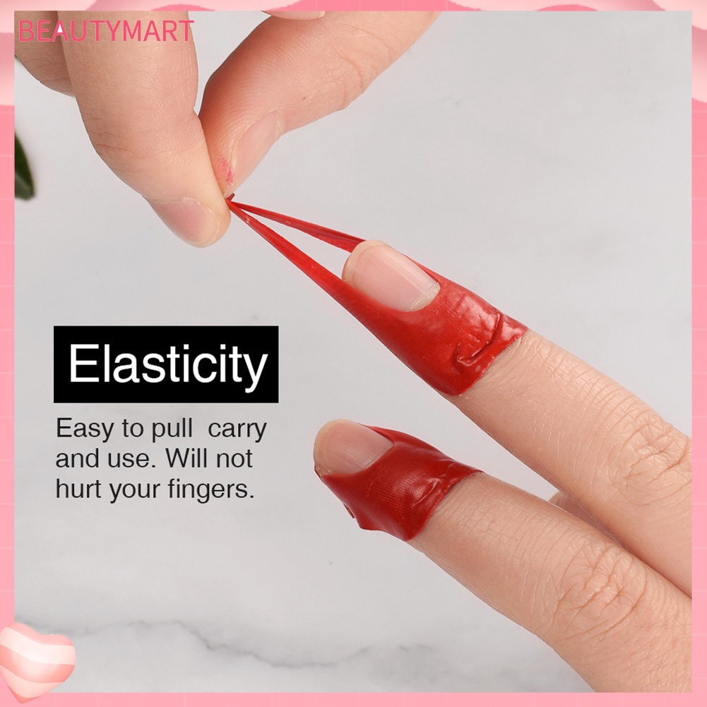 Bộ 50 Miếng Dán Ngón Tay Co Giãn Hình Chữ U Chống Tràn Dùng Một Lần