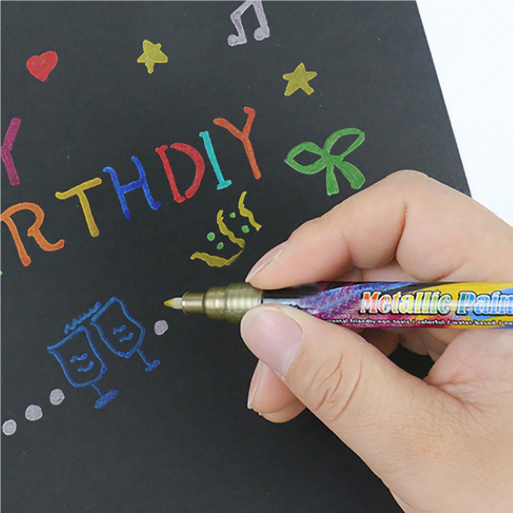 Set 24 Bút Lông Màu Sắc Graffiti Chất Liệu Nhanh Khô Tiện Dụng