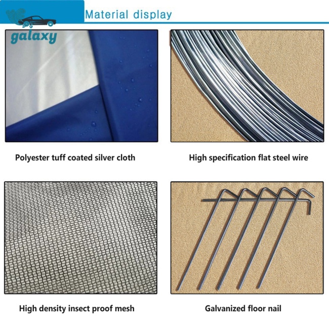 Galaxy Lều Cắm Trại Bãi Biển Chống Tia Uv Chống Nước Dành Cho 2-3 Người