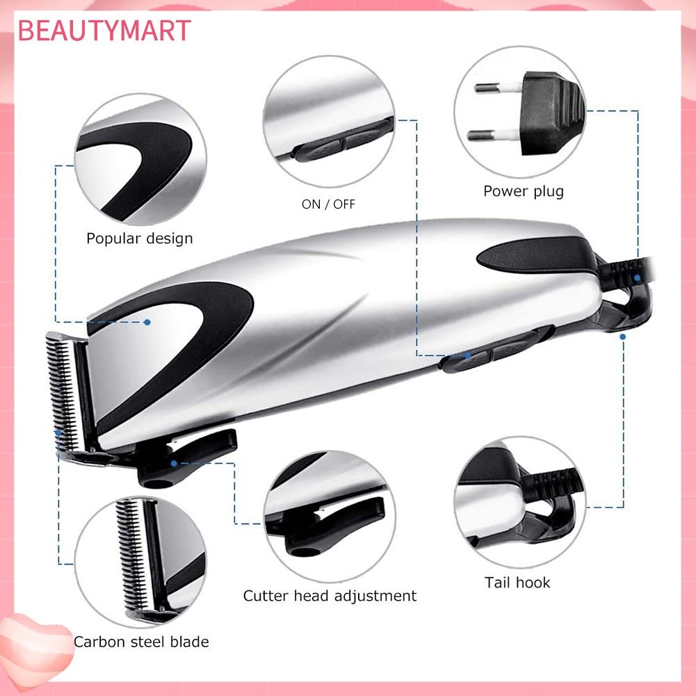 Bộ Tông Đơ Cắt Tóc Chạy Điện Tiếng Ồn Thấp Tiện Dụng