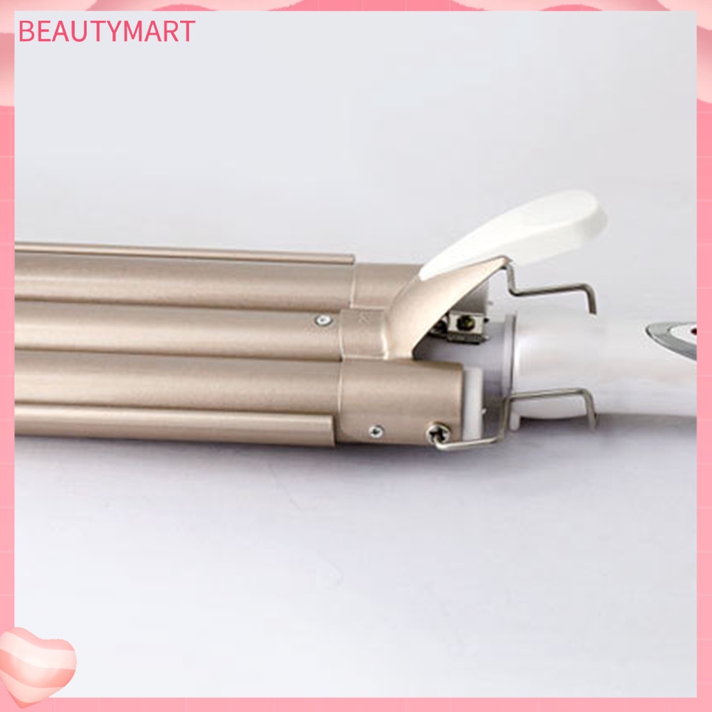 Máy Uốn Tóc Ba Ống Chống Nước KM-1010 Chuyên Nghiệp Dùng Tại Nhà