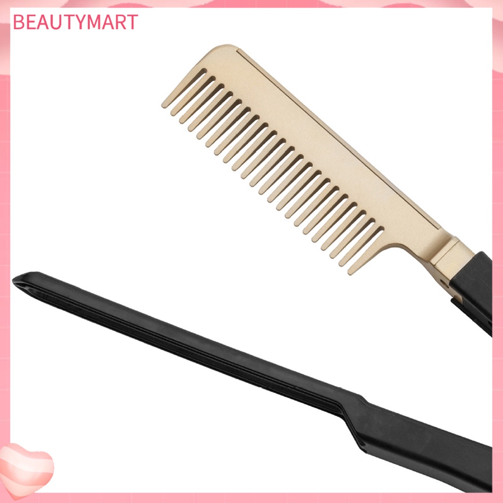 Lược Điện Chải Thẳng Tóc Bằng Hợp Kim Dễ Sử Dụng Cho Nữ