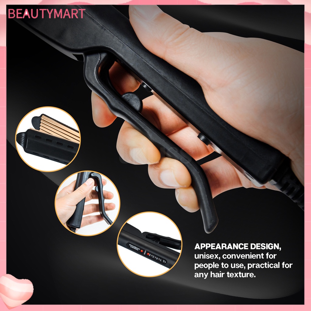 Máy Duỗi / Uốn / Duỗi Tóc Bằng Nhiệt Độ Nhanh Chóng Dễ Sử Dụng Cho Nữ