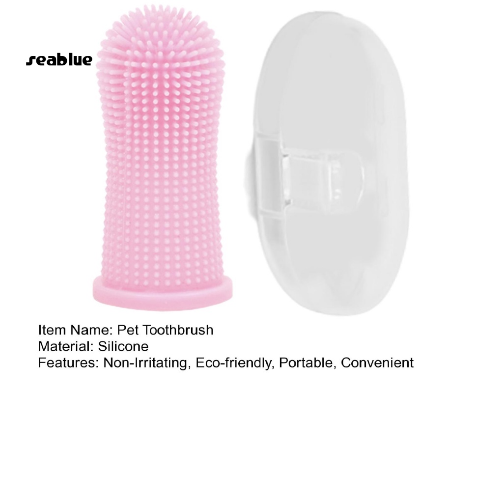 Bàn Chải Đánh Răng Bằng Silicon Mềm An Toàn Cho Thú Cưng