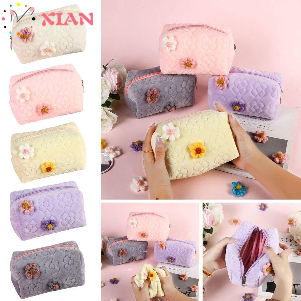 XIANTIN Túi Đựng Bút Chì / Mỹ Phẩm Cỡ Lớn Thiết Kế Đơn Giản Tiện Dụng Cho Học Sinh