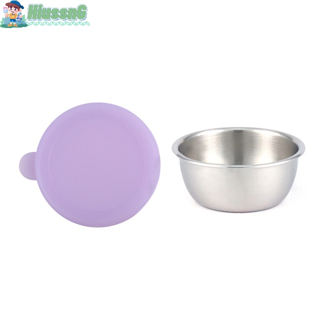 Set 4 Cốc Silicone Đựng Nước Sốt 50ml Có Nắp Đậy Chống Rò Rỉ Tiện Dụng