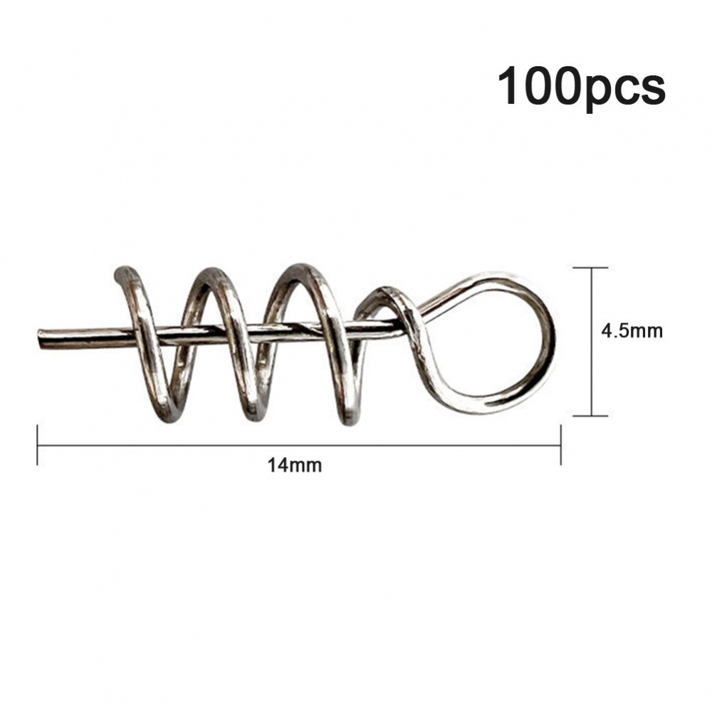 Set 100 Ghim Giữ Mồi Câu Cá 6 * 4 * 2cm