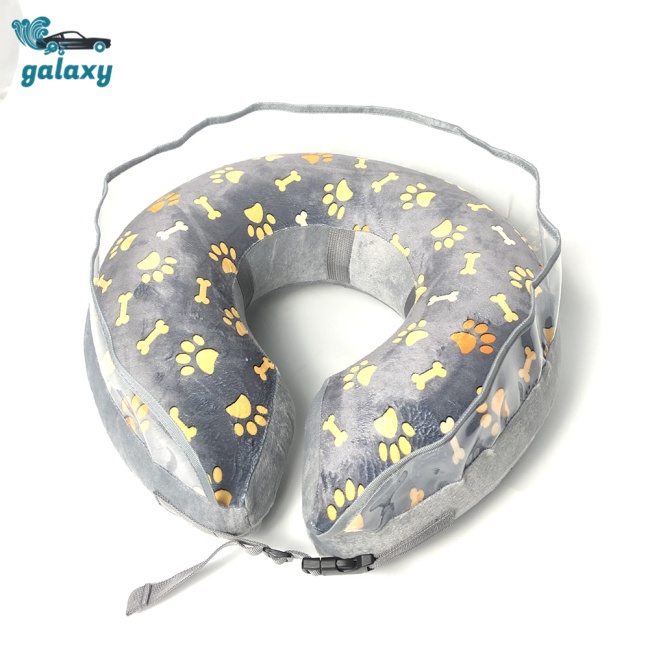 Galaxy Vòng Cổ Bơm Hơi Chống Cắn Bảo Vệ Cho Thú Cưng