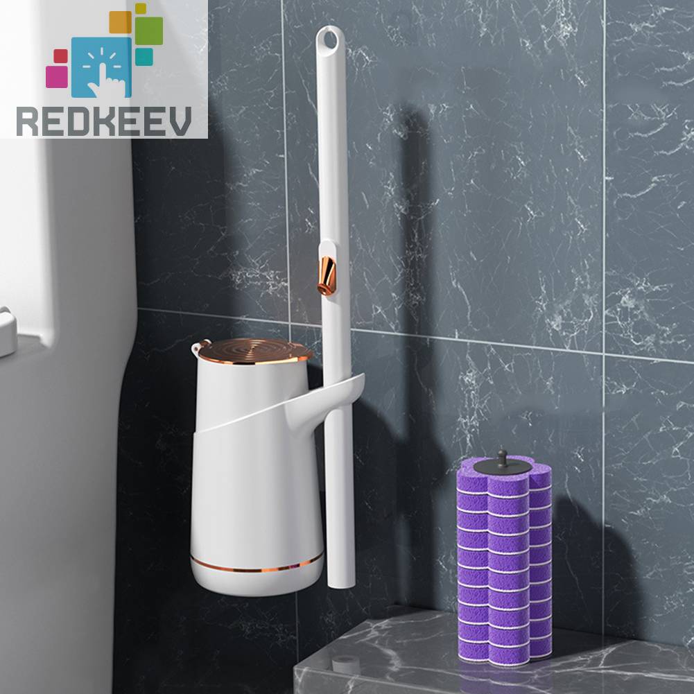 Bộ Bàn Chải Cọ Bồn Cầu Dùng Một Lần Tiện Dụng