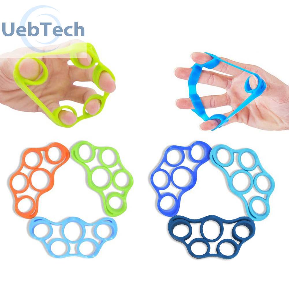 Dụng Cụ Nới Rộng Ngón Tay 5 Ngón Bằng Silicone Di Động Hỗ Trợ Luyện Tập Gym