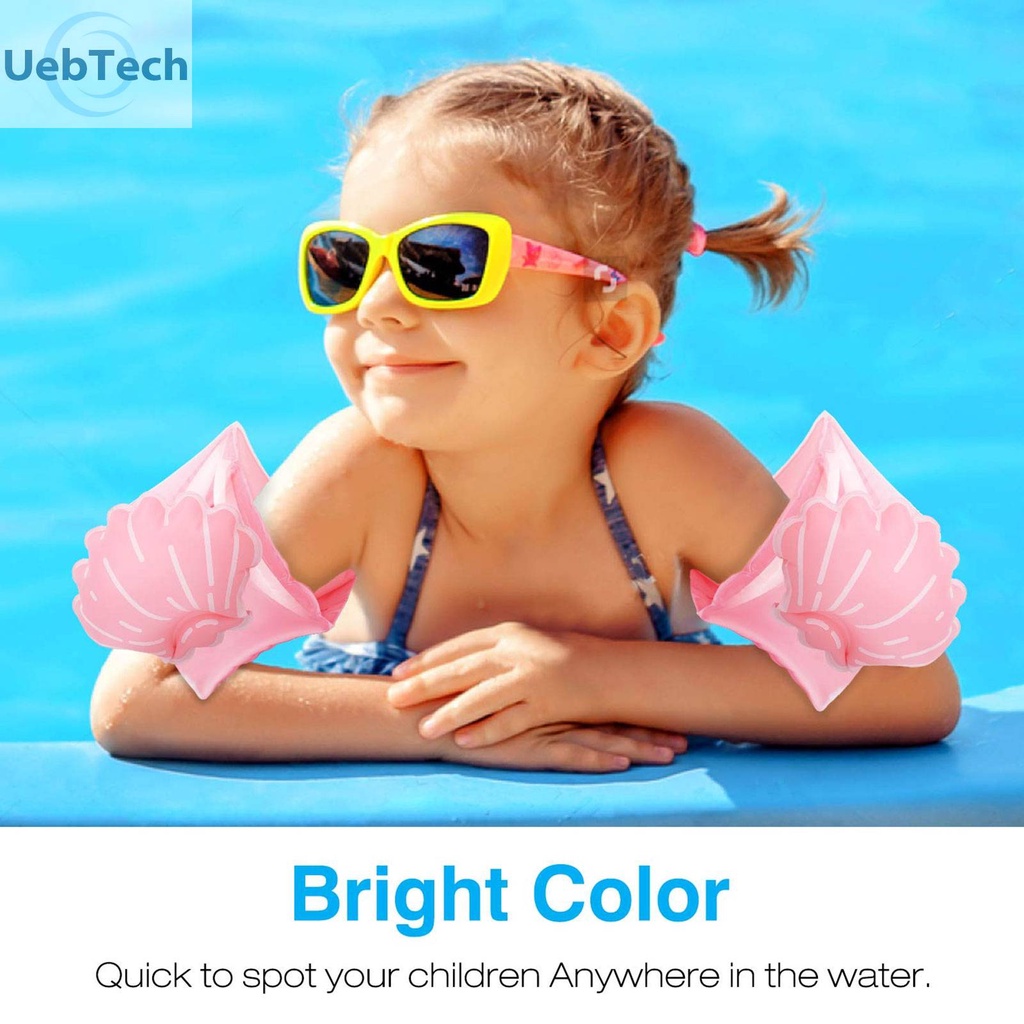 Phao Bơi Đeo Cánh Tay Bằng PVC Họa Tiết Hoạt Hình Trọng Lượng Nhẹ Cho Người Mới