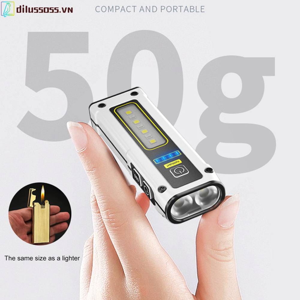 Đèn Pin Khẩn Cấp 500LM Di Động Đa Ứng Dụng