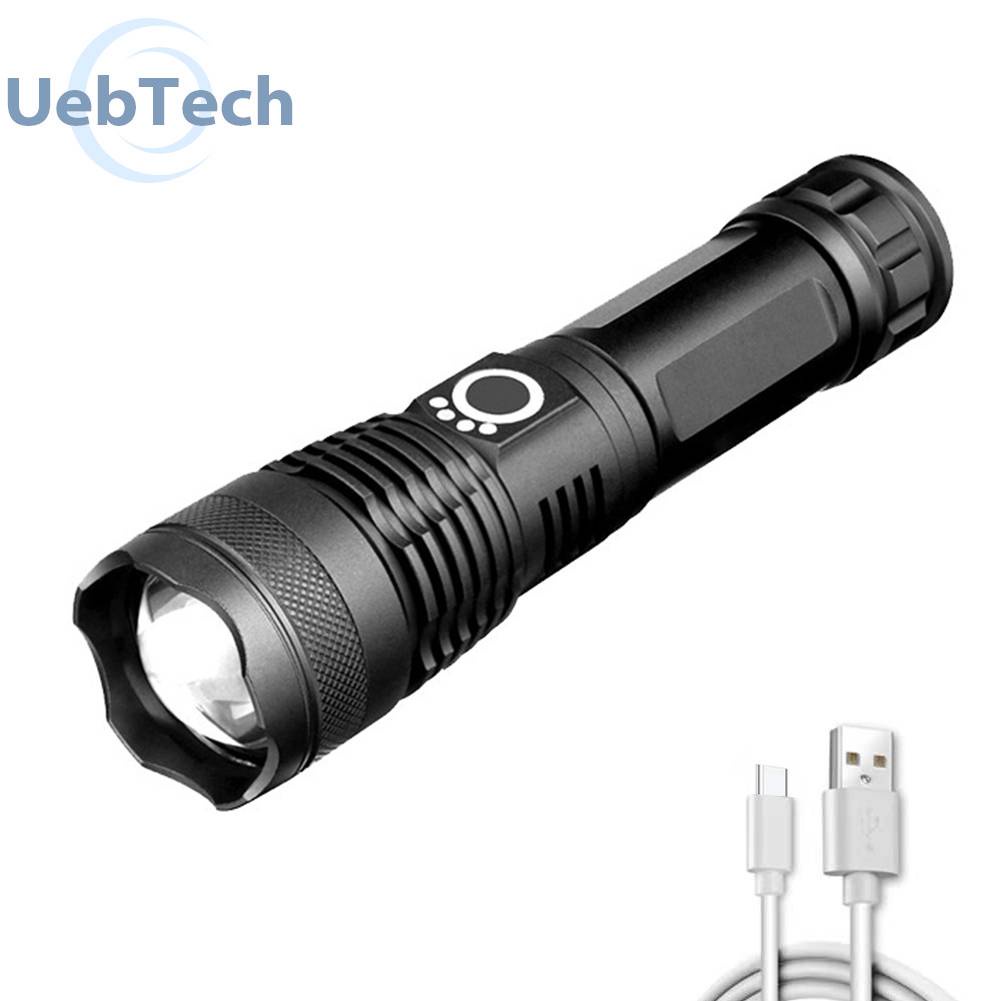 Đèn Pin XHP50 LED 5 Chế Độ 1500LM Chống Thấm Nước IPX4 Sạc USB Tiện Dụng