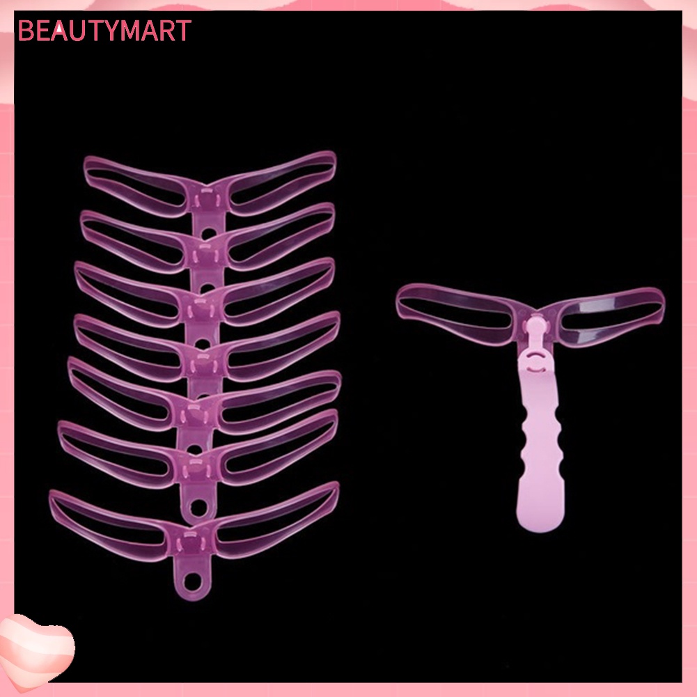 Bộ 8 Thẻ Khuôn Hỗ Trợ Kẻ Lông Mày Tiện Dụng